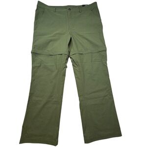 ALLFORTH Womens pants 18 Relaxed Fit‎ Convertible Zip Off Hiking Olive gorpcore